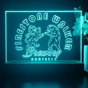 Firestone Walker Brewing Company Logo LED Desk Light