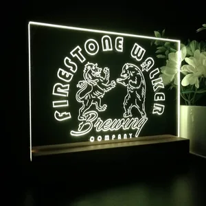 Firestone Walker Brewing Company Logo LED Desk Light