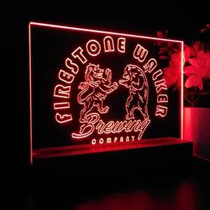 Firestone Walker Brewing Company Logo LED Desk Light