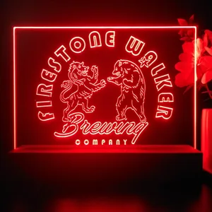 Firestone Walker Brewing Company Logo LED Desk Light