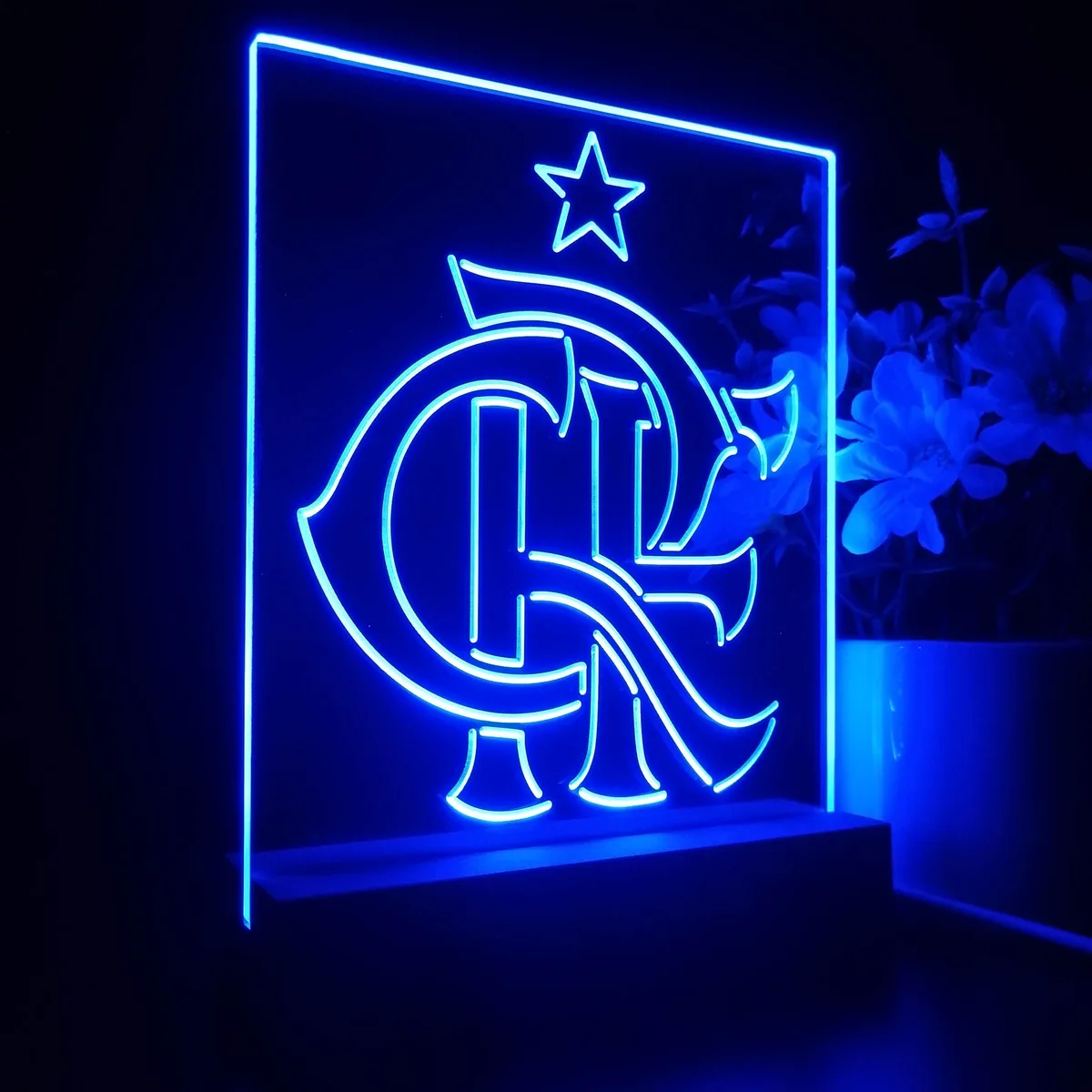 Flamengo Logo 1 LED Desk Light