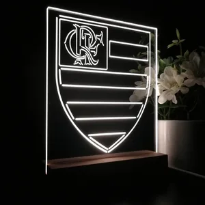 Flamengo Logo 2 LED Desk Light