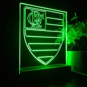 Flamengo Logo 2 LED Desk Light