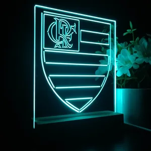 Flamengo Logo 2 LED Desk Light