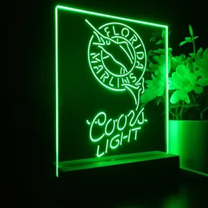 Florida Marlins Coors Light LED Desk Light