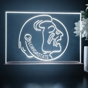 Florida State Seminoles Logo LED Desk Light