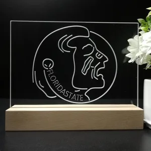 Florida State Seminoles Logo LED Desk Light