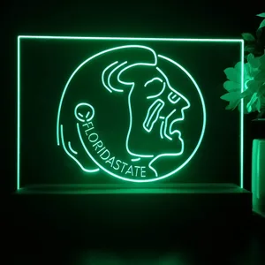 Florida State Seminoles Logo LED Desk Light