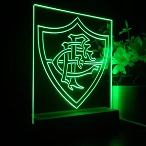 Fluminense FC Logo LED Desk Light