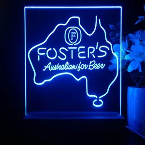 Foster's Australian Map LED Desk Light