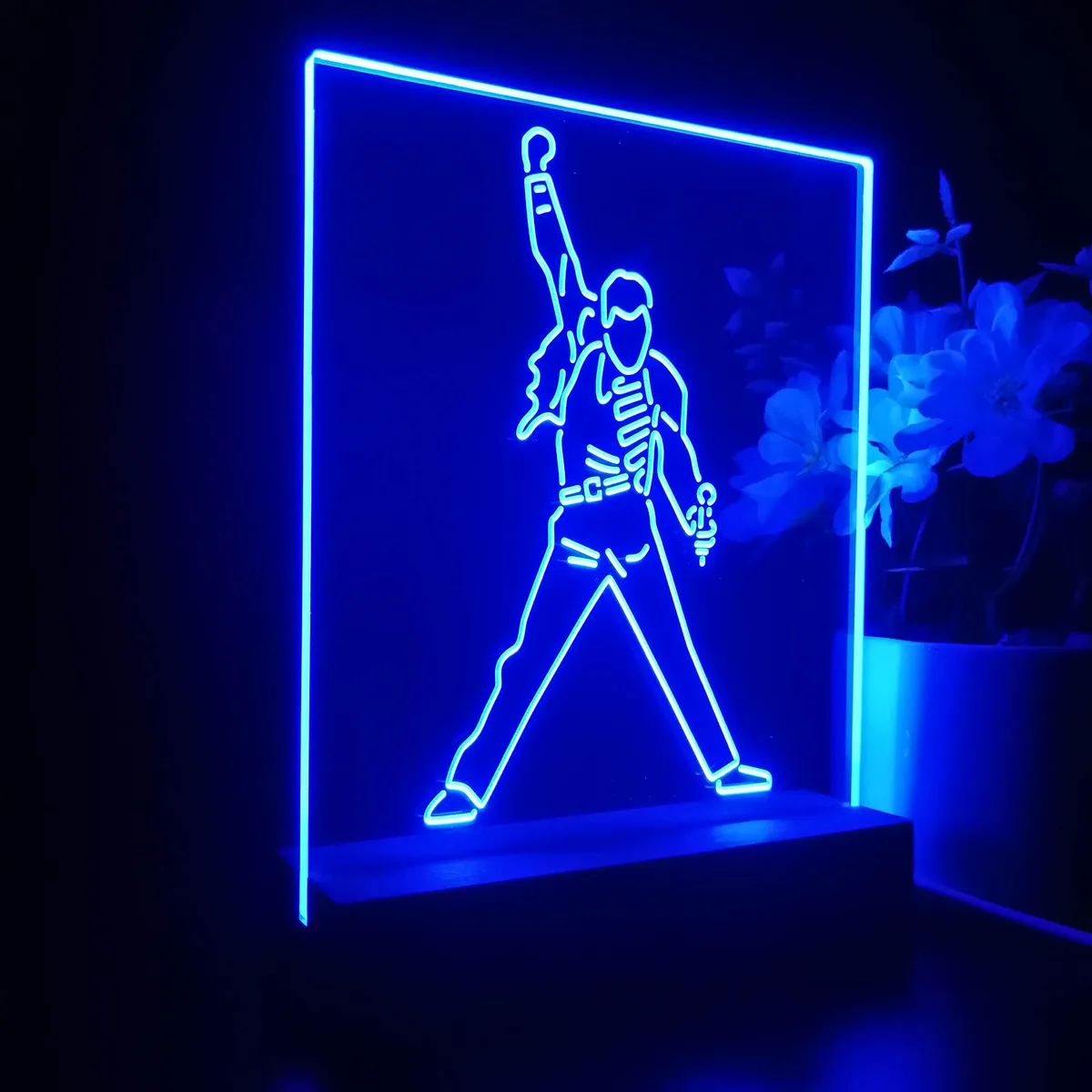 Freddie Mercury Queen LED Desk Light