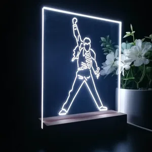 Freddie Mercury Queen LED Desk Light