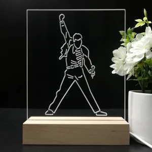 Freddie Mercury Queen LED Desk Light