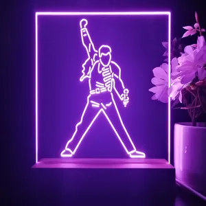 Freddie Mercury Queen LED Desk Light