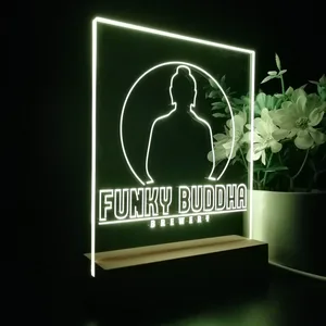 Funky Buddha Brewery Logo LED Desk Light