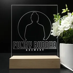 Funky Buddha Brewery Logo LED Desk Light