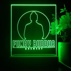 Funky Buddha Brewery Logo LED Desk Light