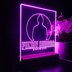 Funky Buddha Brewery Logo LED Desk Light