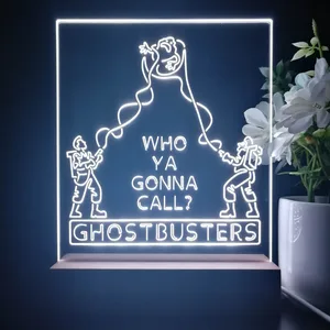Ghostbusters Who Ya Gonna Call? LED Desk Light