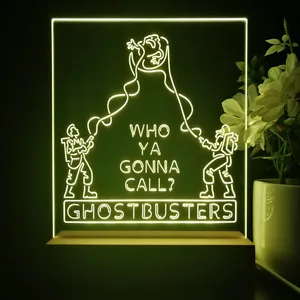 Ghostbusters Who Ya Gonna Call? LED Desk Light