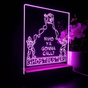 Ghostbusters Who Ya Gonna Call? LED Desk Light