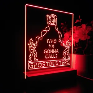 Ghostbusters Who Ya Gonna Call? LED Desk Light