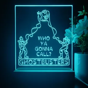 Ghostbusters Who Ya Gonna Call? LED Desk Light