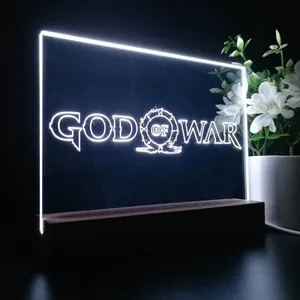 God Of War Banner LED Desk Light