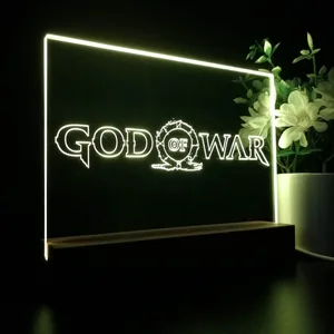 God Of War Banner LED Desk Light