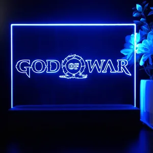 God Of War Banner LED Desk Light