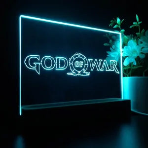 God Of War Banner LED Desk Light