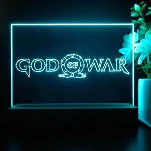 God Of War Banner LED Desk Light
