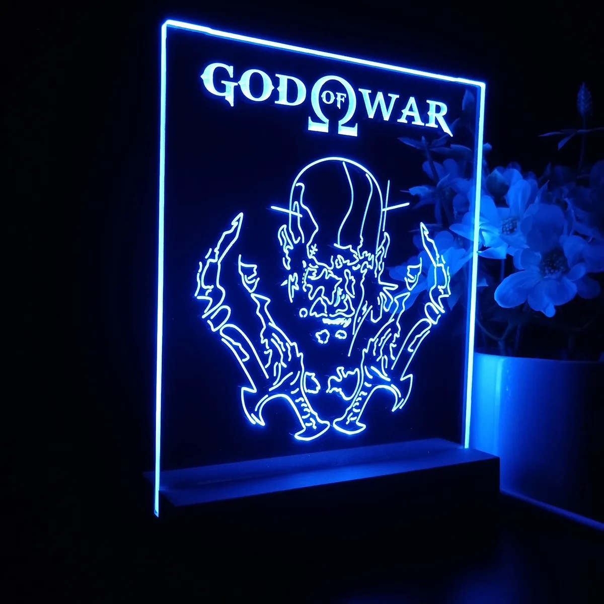 God Of War Kratos Blade Of Chaos LED Desk Light