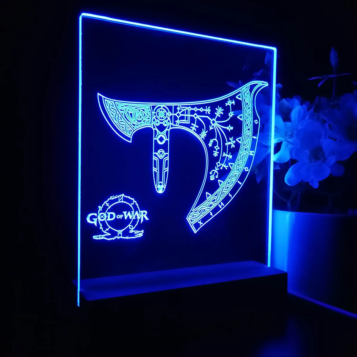 God Of War Leviathan Axe LED Desk Light