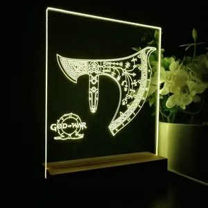 God Of War Leviathan Axe LED Desk Light