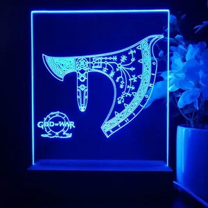 God Of War Leviathan Axe LED Desk Light