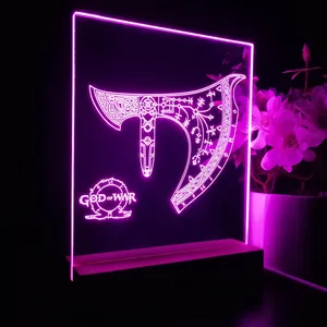God Of War Leviathan Axe LED Desk Light