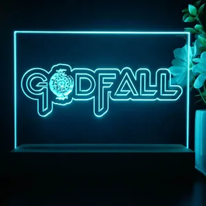 Godfall Logo LED Desk Light