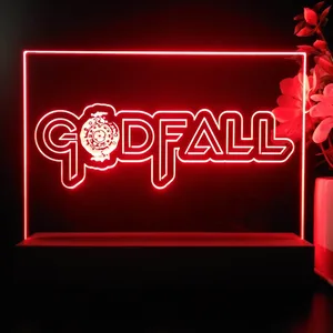 Godfall Logo LED Desk Light