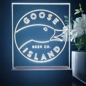 Goose Island Beer Co. Logo LED Desk Light