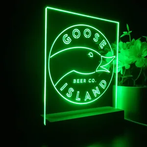 Goose Island Beer Co. Logo LED Desk Light