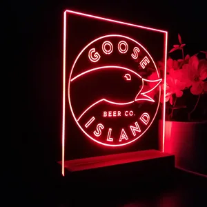 Goose Island Beer Co. Logo LED Desk Light