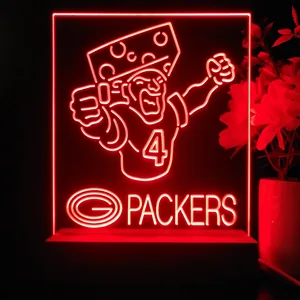 Green Bay Packers #4 Brett Favre LED Desk Light