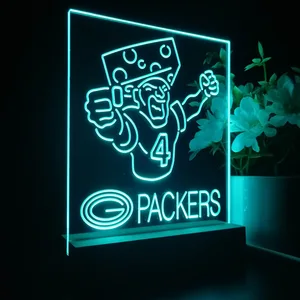 Green Bay Packers #4 Brett Favre LED Desk Light