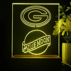 Green Bay Packers Blue Moon LED Desk Light