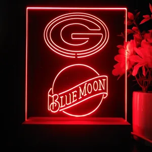 Green Bay Packers Blue Moon LED Desk Light