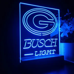 Green Bay Packers Busch Light 2 LED Desk Light