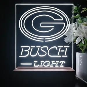Green Bay Packers Busch Light 2 LED Desk Light