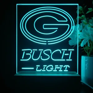 Green Bay Packers Busch Light 2 LED Desk Light