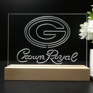 Green Bay Packers Crown Royal LED Desk Light